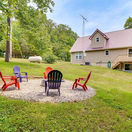 Modern Eckerty Home With Deck On Patoka Lake! Taswell Eksteriør billede